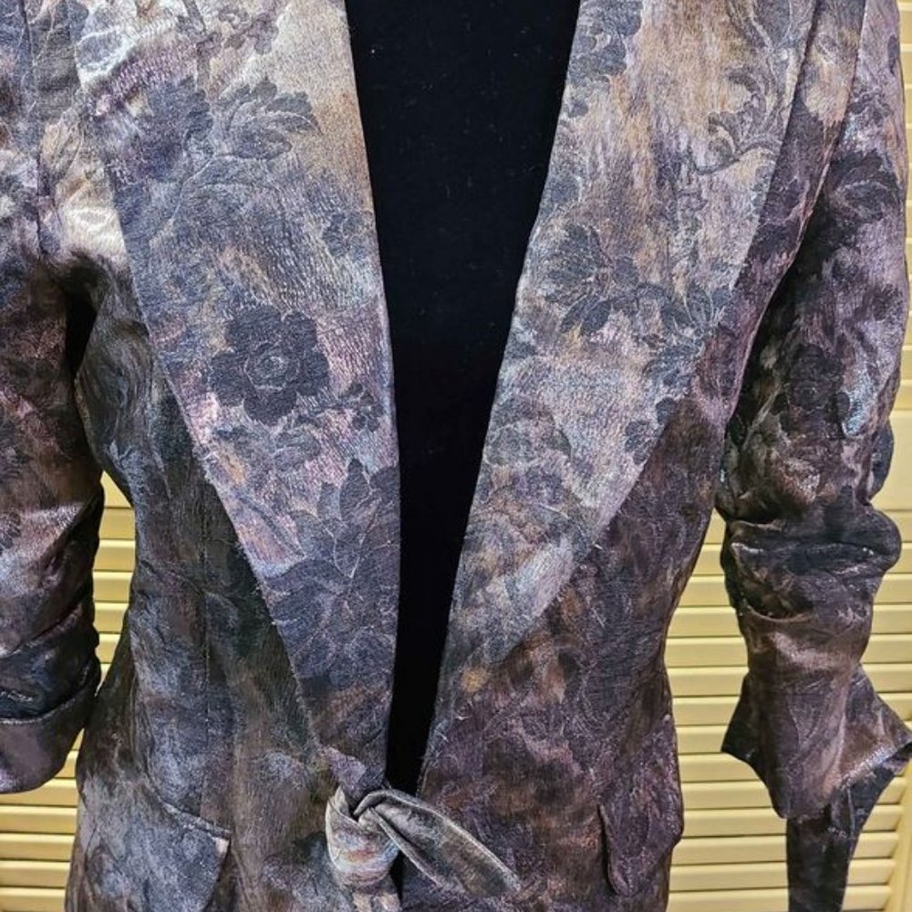 Credibility by Sheri Drobnick Metallic Jacket 8